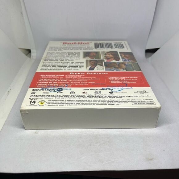 GREY'S ANATOMY - The Complete Second  Season - UNCUT - DVD - Picture 6 of 6
